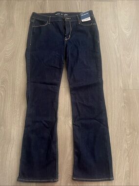 Old Navy Women's Dark Indigo Boot Cut Jeans